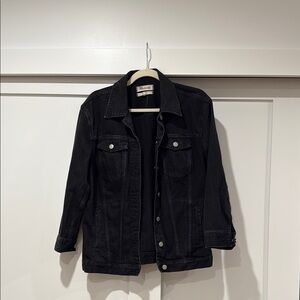 Madewell Black Jean Jacket Classic Denim Style